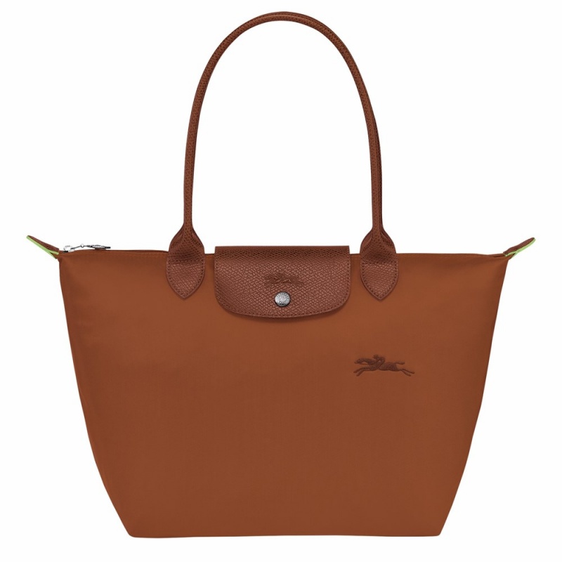 Brown Longchamp Le Pliage M Women's Shoulder Bags
